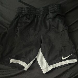 Nike Black and White Sports Shorts